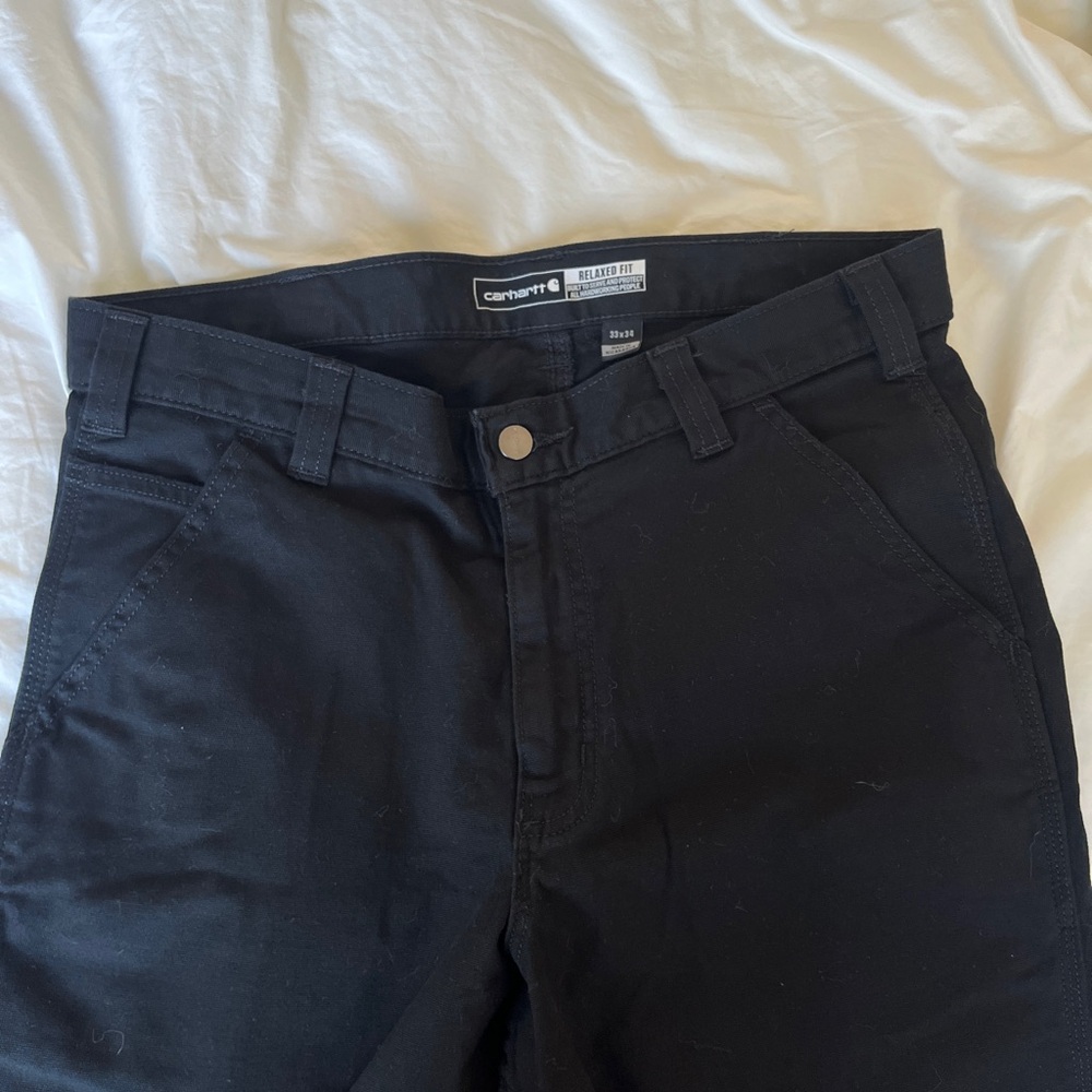 Carhartt Relaxed Fit Black Jeans